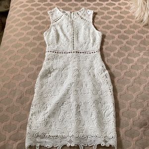 White lace dress